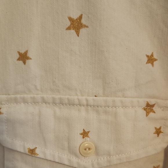 J. Crew Women's Beige Star Shirt Jacket - Picture 3 of 5